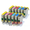 KIT 12 CARTUCCE COMPATIBILI CON EPSON T0801 T0802 T0803 T0804 T0805 T0806 (T0807) NERO+COLORI