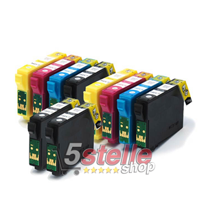 Clorisun T1295 Multipack pour Epson T1291 T1292 T1293 T1294