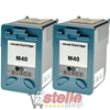 2 CARTUCCE NERO SAMSUNG INK-M40 REMAN