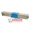 TONER GIALLO PER OKI C301dn C321dn MC342dn MC332dn MC342dnw CARTUCCIA 44973533 REMAN