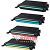 MULTIPACK 4 TONER COMPATIBILI PER SAMSUNG CLP 620ND 670N 670ND CLX 6220FX 6250FX CARTUCCE NERO+COLORI