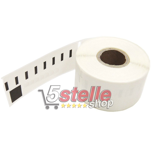 5 Stelle Shop  ROTOLO ETICHETTE ADESIVE DYMO 89x28 MM 99010 PER  LABELWRITER 400 450