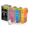 KIT 4 CARTUCCE XL COMPATIBILI CON HP 920XL CD975AE CD972AE CD973AE CD974AE (C2N92AE) NERO+COLORI