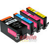 KIT 4 CARTUCCE XL COMPATIBILI CON HP 934XL + 935XL C2P23AE C2P24AE C2P25AE C2P26AE NERO+COLORI