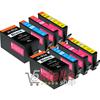 KIT 8 CARTUCCE XL COMPATIBILI CON HP 934XL + 935XL C2P23AE C2P24AE C2P25AE C2P26AE NERO+COLORI