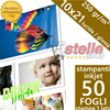 CARTA FOTOGRAFICA 10X21 PREMIUM FOTO GLOSSY LUCIDA 250 GR. INKJET 9600 DPI CONF. 50 FOGLI