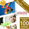 CARTA FOTOGRAFICA 10X21 PREMIUM FOTO GLOSSY LUCIDA 250 GR. INKJET 9600 DPI CONF. 100 FOGLI