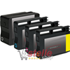 KIT 4 CARTUCCE XL COMPATIBILI CON HP 932XL + 933XL CN053AE CN054AE CN055AE CN056AE (C2P42AE) NERO+COLORI