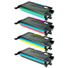 MULTIPACK 4 TONER XL PER SAMSUNG CLP 610ND 660N 660ND CLX 6200FX 6200ND 6210FX 6240FX CARTUCCIA C660B CARTUCCE REMAN