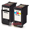 BIPACK CARTUCCE PER CANON NERO PG-540XL + COLORE CL-541XL REMAN