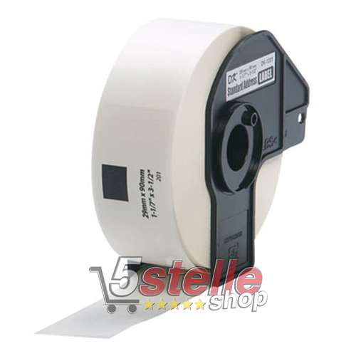 vhbw - Rotolo Etichette Adesive Inesauribili Per Brother P-touch Ql-1050,  Ql-1050n, Ql-1060, Ql-1060n, Ql-500, Ql-500a, Ql-500bs, Ql-500bw Come  Dk-22205 - ePrice