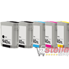 KIT 5 CARTUCCE XL COMPATIBILI CON HP 940XL C4906AE C4907AE C4908AE C4909AE NERO+COLORI