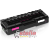 TONER MAGENTA PER RICOH AFICIO SP C250DN C250SF C260DNW C260SFNW C261DNW C261SFNW CARTUCCIA 407545 M REMAN