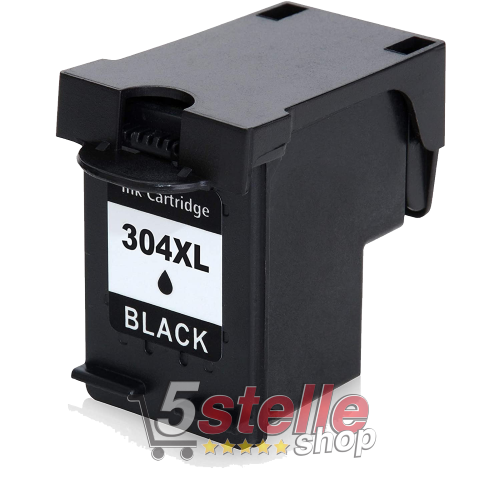 5 Stelle Shop  CARTUCCIA NERO HP 304XL N9K08AE REMAN