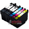 KIT 5 CARTUCCE XL COMPATIBILI CON EPSON T3471 T3472 T3473 T3474 (T3476) NERO+COLORI