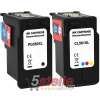 BIPACK CARTUCCE PER CANON NERO PG-560XL + COLORE CL-561XL REMAN