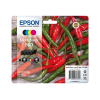 MULTIPACK 4 CARTUCCE INCHIOSTRI ORIGINALI EPSON 503 SERIE PEPERONCINO NERO + COLORI