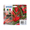 MULTIPACK 4 CARTUCCE INCHIOSTRI ORIGINALI EPSON 503XL SERIE PEPERONCINO NERO XL + COLORI XL