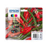 MULTIPACK 4 CARTUCCE INCHIOSTRI ORIGINALI EPSON 503 SERIE PEPERONCINO NERO XL + COLORI STANDARD