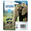 CARTUCCIA EPSON ORIGINALE LIGHT CIANO T2435 ALTA CAPACITA' SERIE ELEFANTE