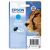 CARTUCCIA EPSON ORIGINALE CIANO T0712 SERIE GHEPARDO