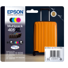 MULTIPACK 4 CARTUCCE INCHIOSTRI ORIGINALI EPSON 405XL SERIE TROLLEY NERO XL + COLORI XL