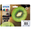 MULTIPACK 5 CARTUCCE INCHIOSTRI ORIGINALI EPSON 202XL SERIE KIWI NERO XL + COLORI XL