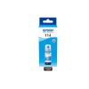 RICARICA INCHIOSTRO ORIGINALE 114 CIANO PIGMENTATO PER EPSON ECOTANK 70 ml