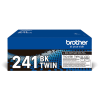 BIPACK 2 TONER NERO ORIGINALI PER BROTHER HL-3140CW 3150CDW 3170CDW DCP-9020CDW MFC-9140CDN 9330CDW 9340CDW CARTUCCE TN-241BK TWIN