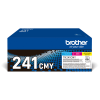 MULTIPACK 3 TONER CIANO/MAGENTA/GIALLO ORIGINALI PER BROTHER HL-3140CW 3150CDW 3170CDW DCP-9020CDW MFC-9140CDN 9330CDW 9340CDW CARTUCCE TN-241CMY