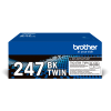 BIPACK 2 TONER XL ORIGINALI NERO PER BROTHER HL-L3210CW L3230CDW L3270CDW DCP-L3510CDW L3550CDW MFC-L3710CW L3730CDN L3750CDW L3770CDW CARTUCCE TN-247 BK TWIN