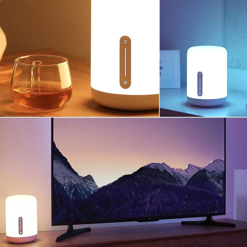5 Stelle Shop XIAOMI MI BEDSIDE LAMP 2 LAMPADA MULTICOLORE DA SCRIVANIA 9W 400lm WIFI COMPATIBILITA ALEXA GOOGLE ASSISTANT E APPLE HOMEKIT
