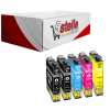KIT 5 CARTUCCE COMPATIBILI CON EPSON 502XL NERO+COLORI