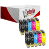 KIT 10 CARTUCCE COMPATIBILI CON EPSON 502XL NERO+COLORI