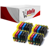 KIT 20 CARTUCCE XL COMPATIBILI CON EPSON 16XL T1631 T1632 T1633 T1634 (T1636) NERO+COLORI