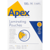 APEX FELLOWES 100 POUCHES A4 FOGLI UNIVERSALI PER PLASTIFICATRICE A CALDO 21x30 CM 75 MICRON