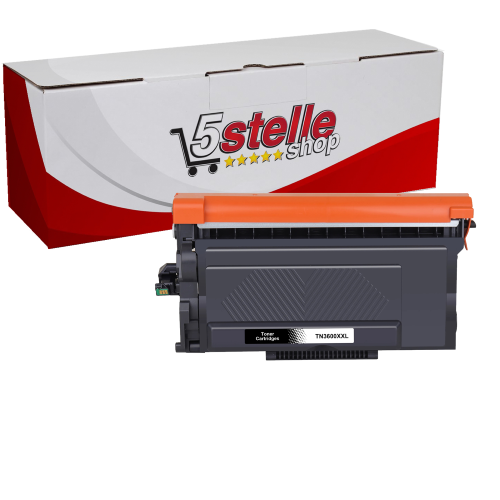 TONER XXL COMPATIBILE PER BROTHER HL-L5210DN L5210DNT L5210DNTT L5210DW L5210DWT  L5215DN L6210DW L6410DN L6415DN L6415DW DCP-L5510DW MFC-L5710DN L5710DW L6710DW L6910DN MFC-EX910 CARTUCCIA TN-3600XXL