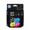 BIPACK CARTUCCE ORIGINALI HP 302 B82L1AE/X4D37AE 1x NERO B7RT7AE/F6U65AE + 1x COLORE B7RT6AE/F6U65AE