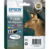MULTIPACK 3 CARTUCCE ORIGINALI EPSON T1306 SERIE CERVO